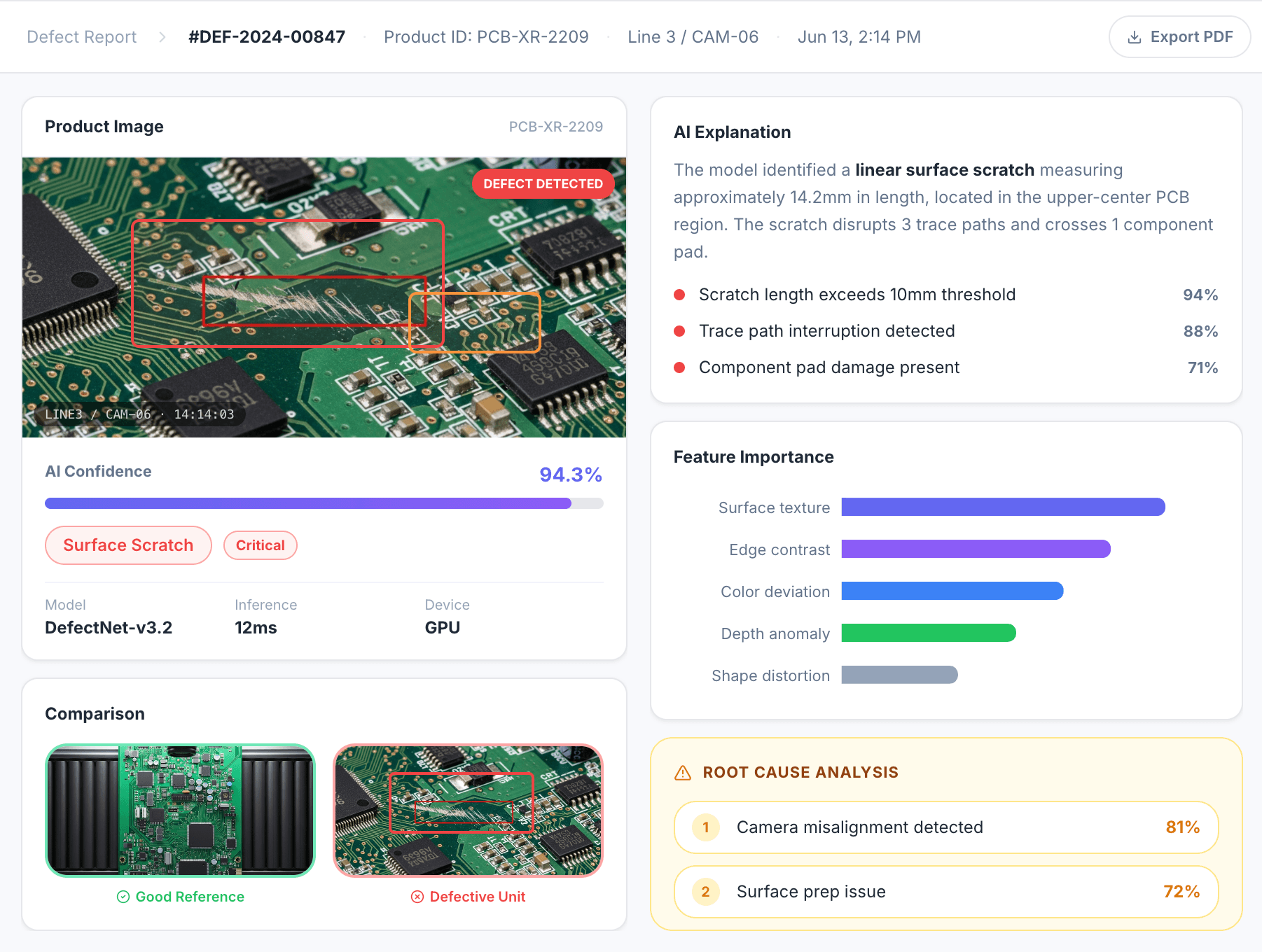 AI & ML-Powered Machine Vision Platform