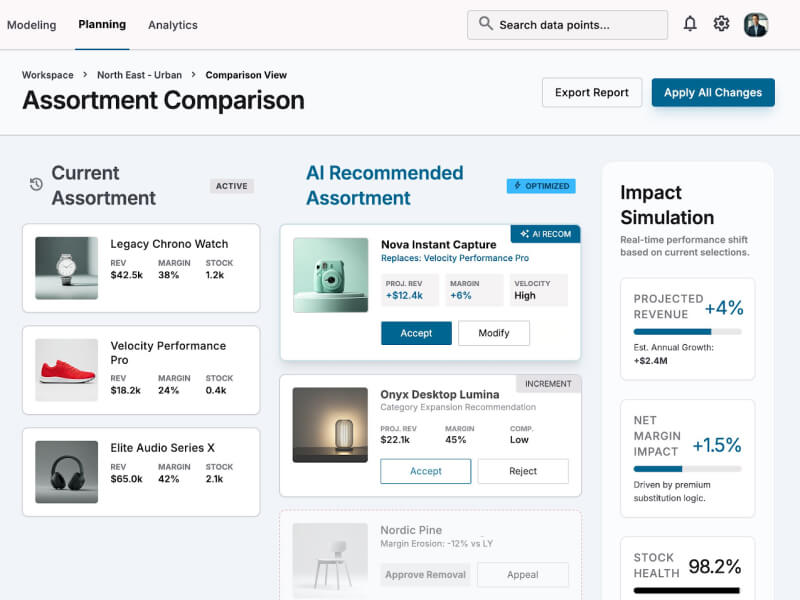 Assortment Planning screenshot 1